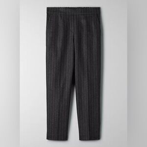 Babaton CONAN PANT in charcoal pinstripe